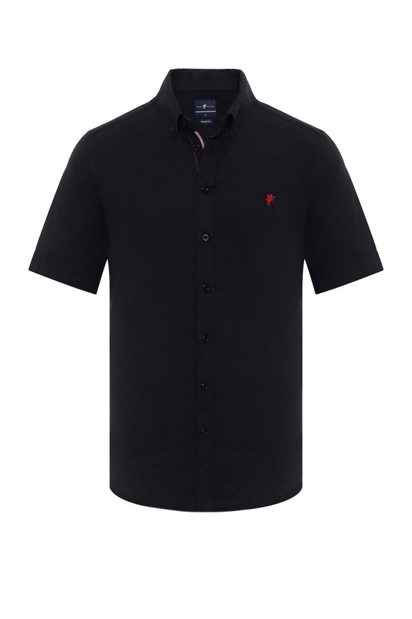 DENIM CULTURE DENIM CULTURE Srajca 'Aubrey'  črna