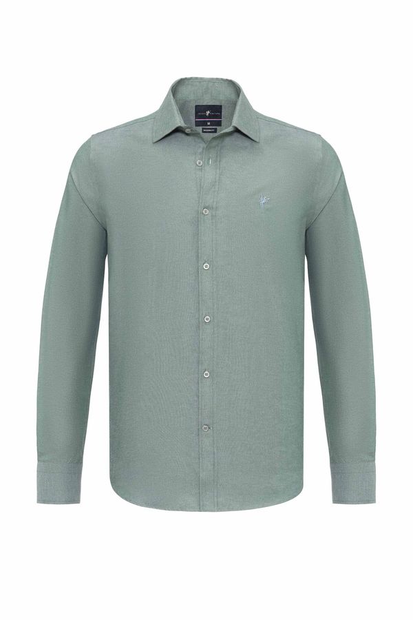 DENIM CULTURE DENIM CULTURE Srajca 'JON'  zelena