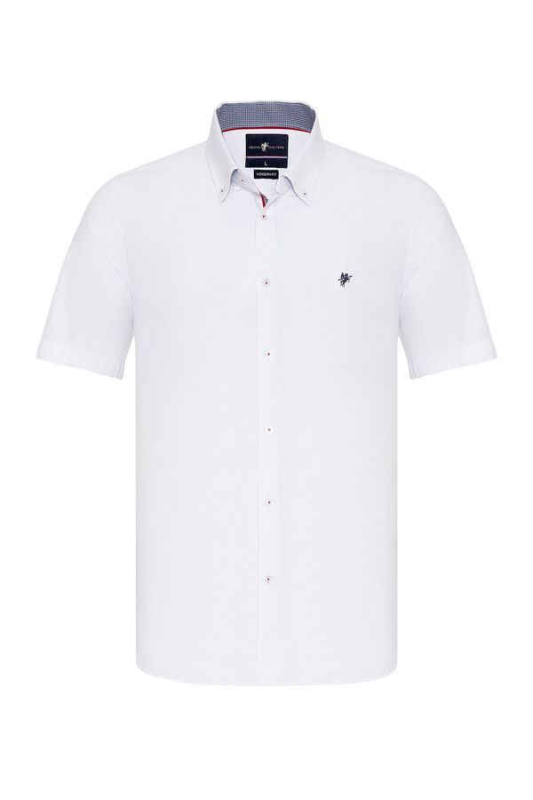 DENIM CULTURE DENIM CULTURE Srajca 'MARCUS'  bela