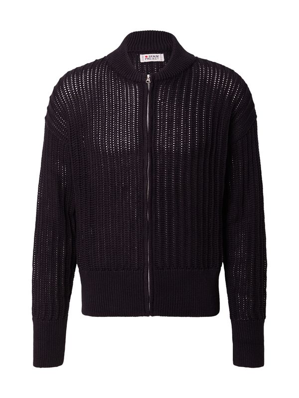 Denim Project Denim Project Pletena jopa  črna