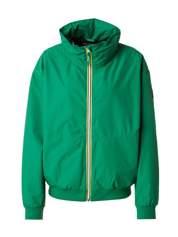 Derbe Derbe Funkcionalna jakna 'Ripby'  zelena / črna / bela