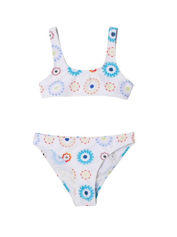 Desigual Desigual Bikini  azur / svetlo modra / rumena / oranžna / bela