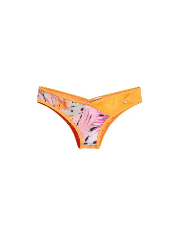 Desigual Desigual Bikini hlačke  meta / oranžna / roza / črna