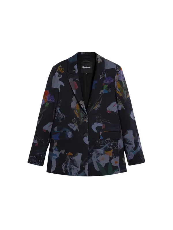 Desigual Desigual Blazer 'Collage'  mešane barve / črna