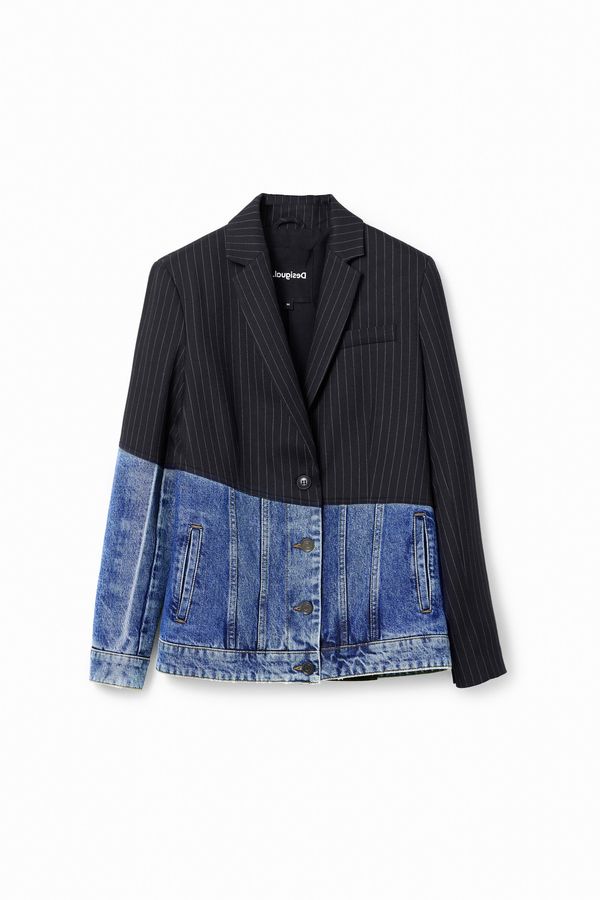 Desigual Desigual Blazer  moder denim / črna