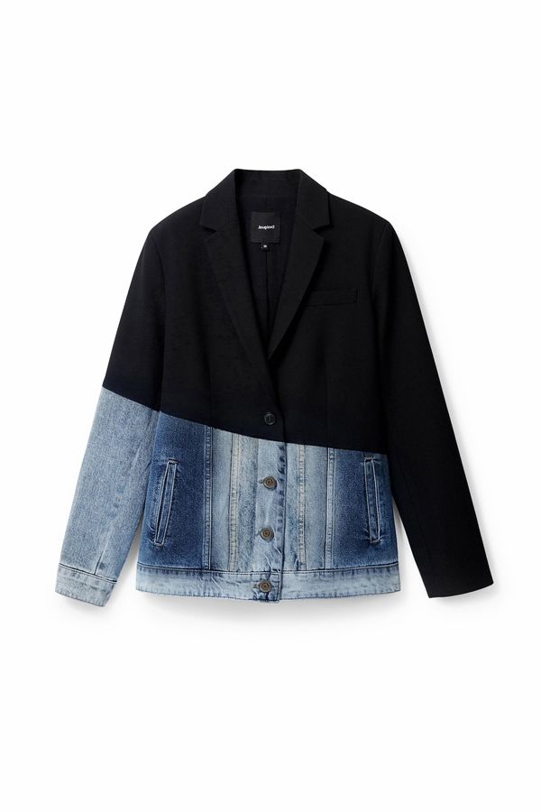 Desigual Desigual Blazer  moder denim / črna