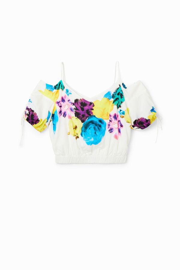 Desigual Desigual Bluza  azur / rumena / lila / bela