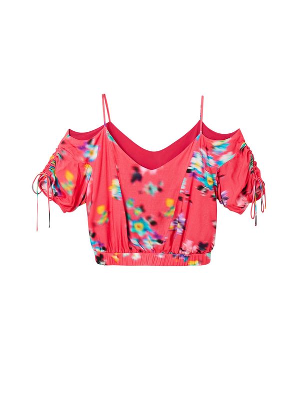 Desigual Desigual Bluza 'Betty'  voda / rumena / roza / bela