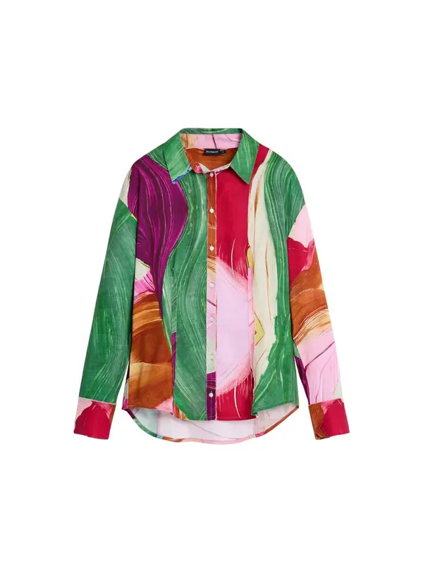 Desigual Desigual Bluza  konjak / smaragd / fuksija / karminsko rdeča