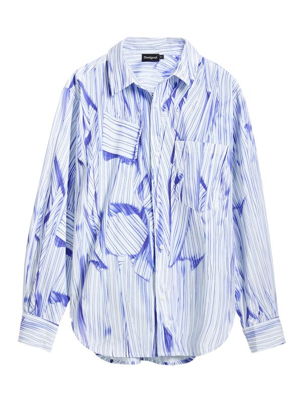 Desigual Desigual Bluza  modra / bela