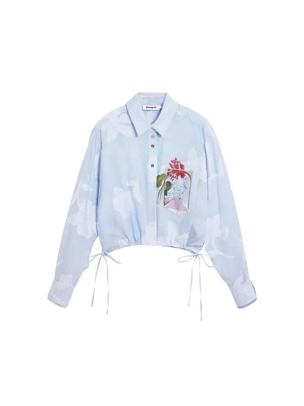 Desigual Desigual Bluza  modra / mešane barve