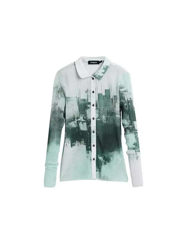 Desigual Desigual Bluza  pastelno zelena / temno zelena