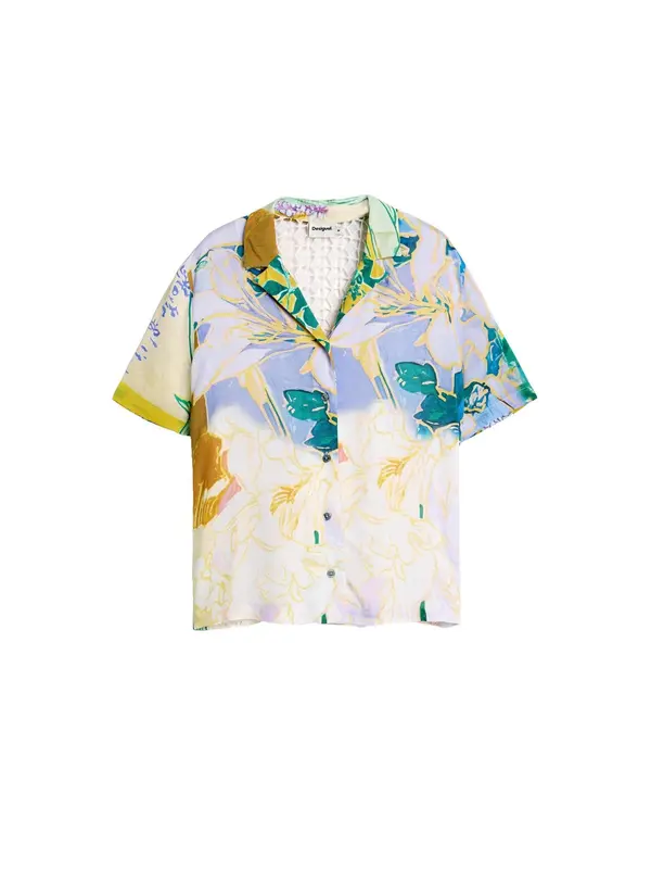 Desigual Desigual Bluza  rumena / petrol / svetlo lila / bela