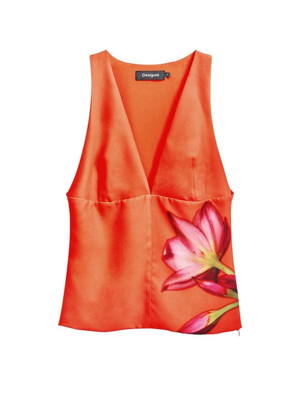 Desigual Desigual Bluza  zelena / oranžna / roza