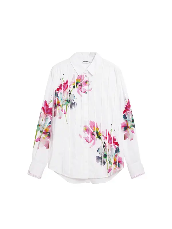 Desigual Desigual Bluza  zelena / roza / temno roza / naravno bela