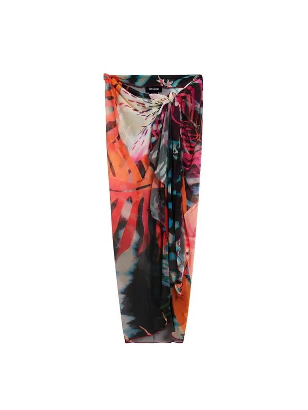 Desigual Desigual Brisače za na plažo  bež / oranžna / magenta / črna