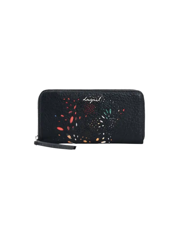 Desigual Desigual Denarnica  turkizna / oranžna / rdeča / črna