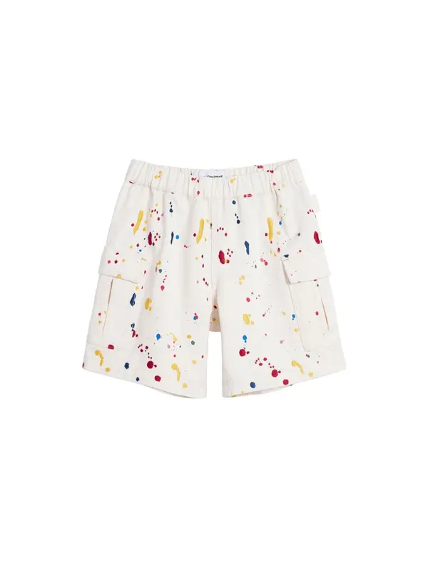 Desigual Desigual Hlače 'Splash'  modra / rumena / rdeča / bela
