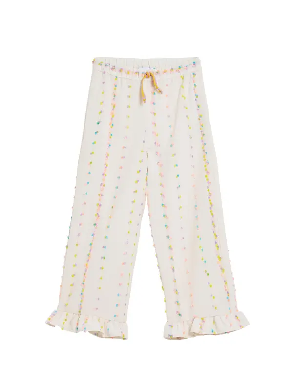 Desigual Desigual Hlače  svetlo modra / travnato zelena / staro roza / off-bela