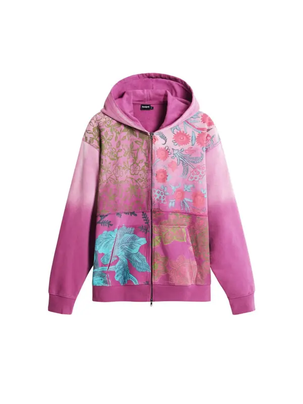 Desigual Desigual Jopa na zadrgo 'Floral'  turkizna / oliva / roza / magenta