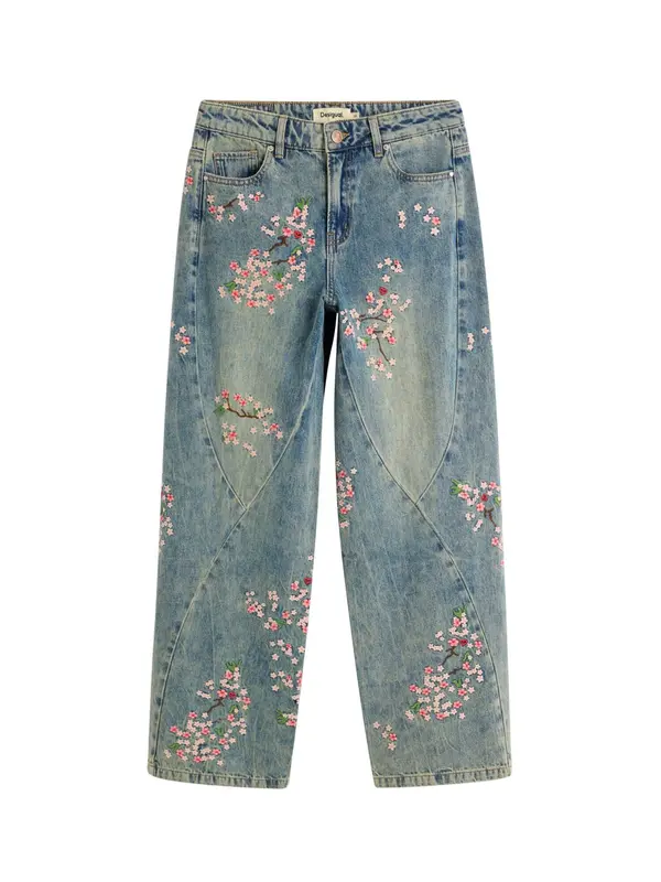 Desigual Desigual Kavbojke  modra / oliva / rosé / staro roza