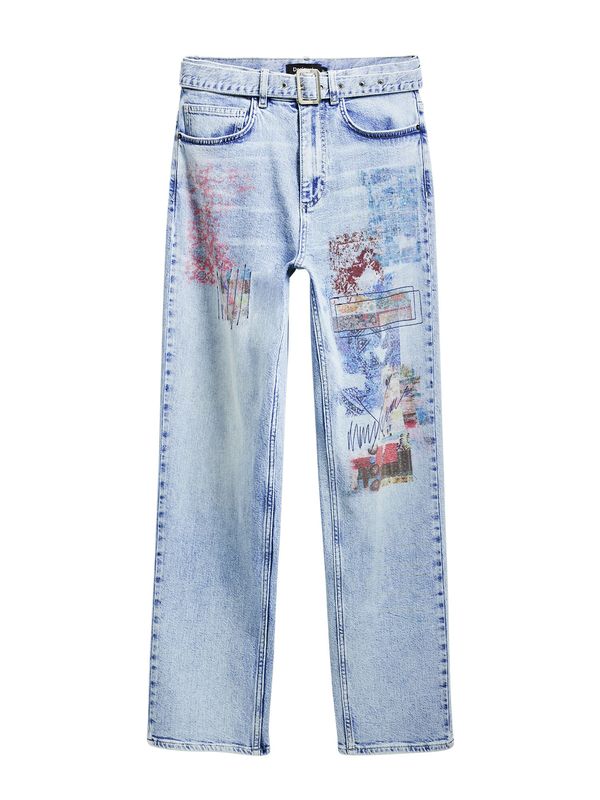 Desigual Desigual Kavbojke  svetlo modra / mešane barve
