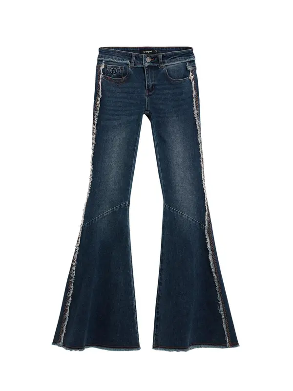 Desigual Desigual Kavbojke  temno modra