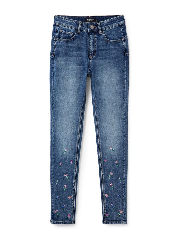 Desigual Desigual Kavbojke 'VIENA'  modra / moder denim / zelena / roza