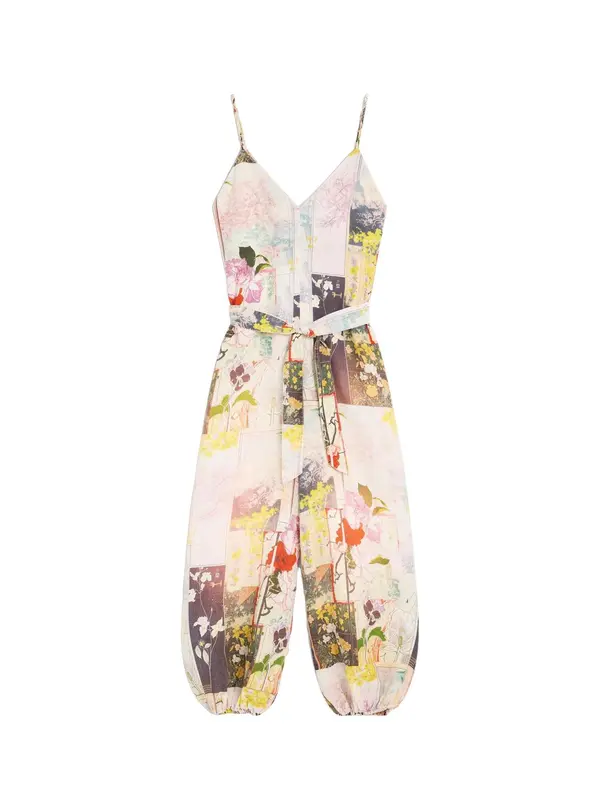 Desigual Desigual Kombinezon  limona / kaki / puder