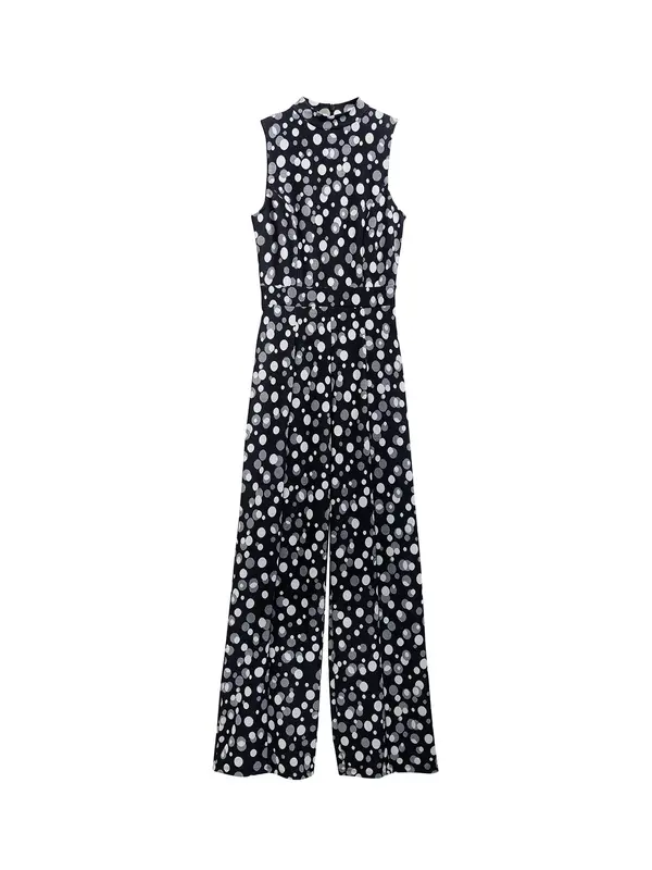 Desigual Desigual Kombinezon  siva / črna / bela
