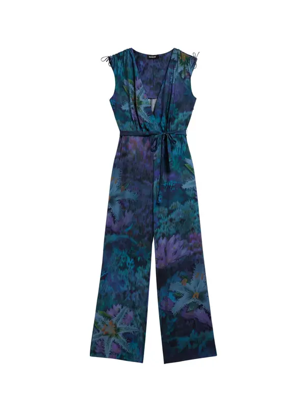 Desigual Desigual Kombinezon  voda / temno modra / rumena / zelena / lila