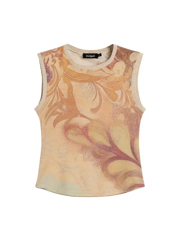 Desigual Desigual Majica  bež / rjava