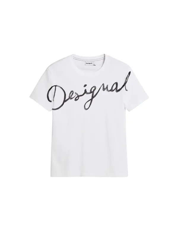 Desigual Desigual Majica  črna / bela