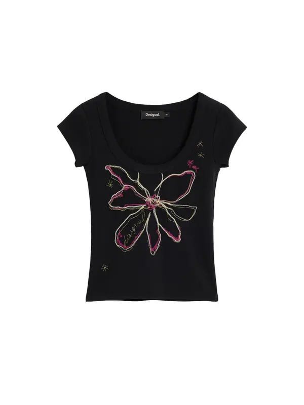 Desigual Desigual Majica  črna