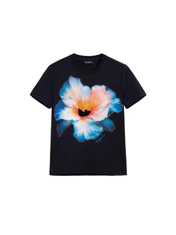 Desigual Desigual Majica  kremna / modra / črna