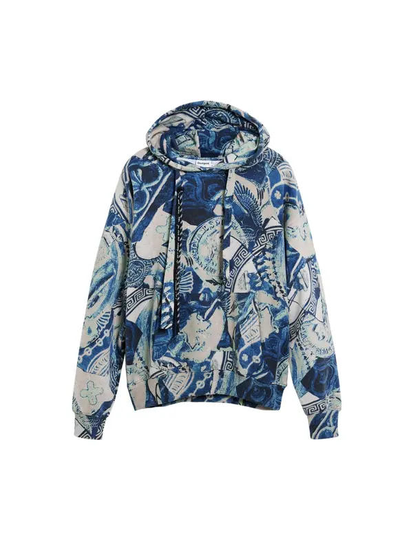 Desigual Desigual Majica  kremna / modra / nebeško modra / temno modra