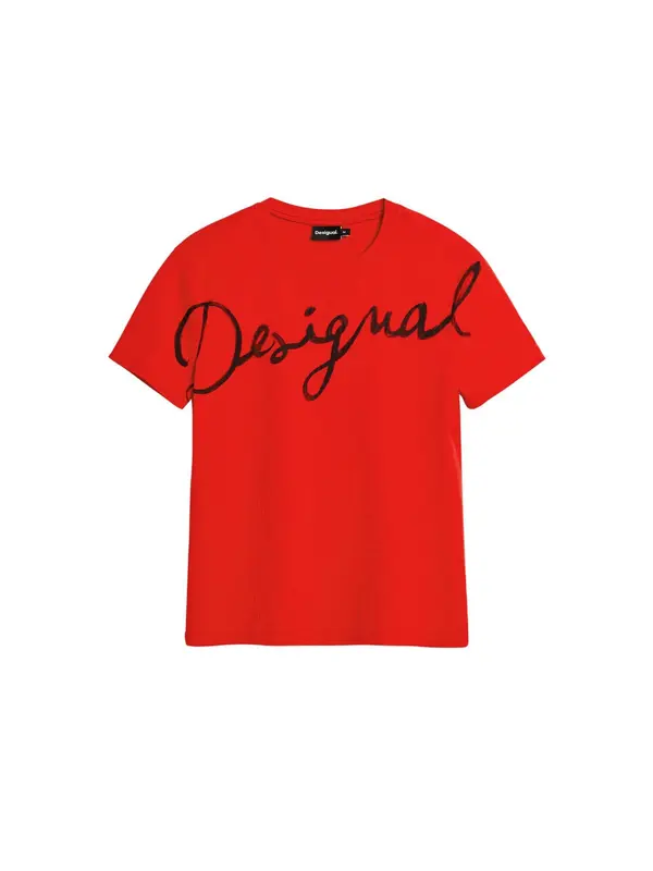 Desigual Desigual Majica  krvavo rdeča / črna