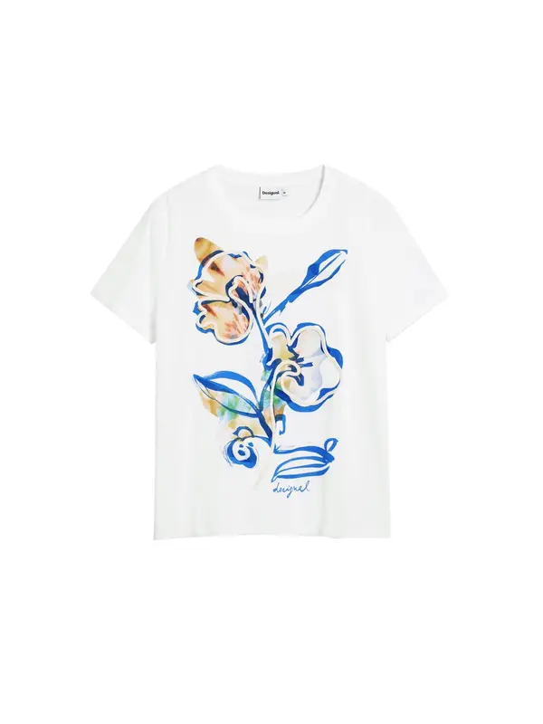 Desigual Desigual Majica  mešane barve / bela