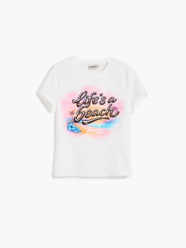Desigual Desigual Majica  mešane barve / bela