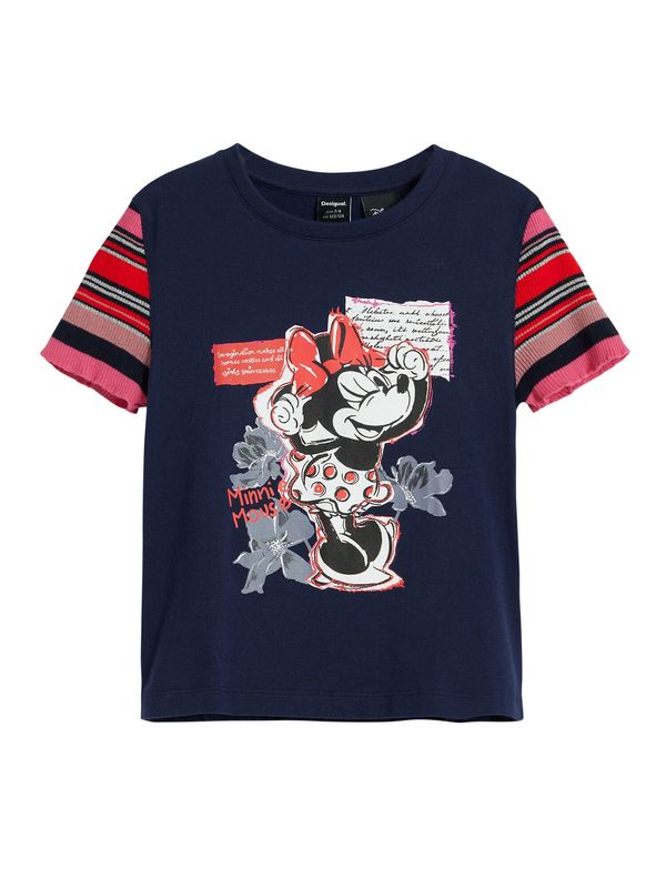 Desigual Desigual Majica 'Minnie Mouse'  modra / mešane barve / rdeča