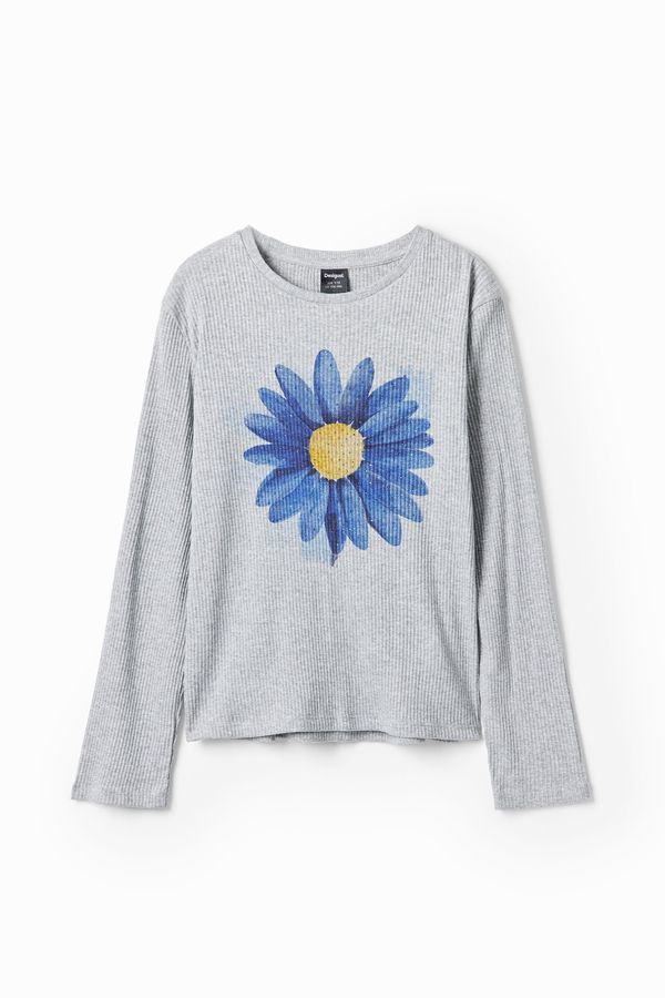 Desigual Desigual Majica  modra / rumena / siva / črna