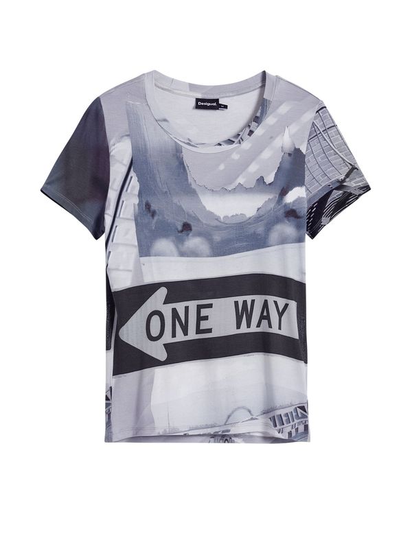 Desigual Desigual Majica  mornarska / siva