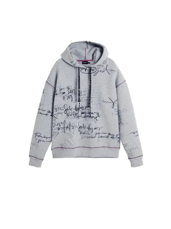 Desigual Desigual Majica  svetlo siva / črna