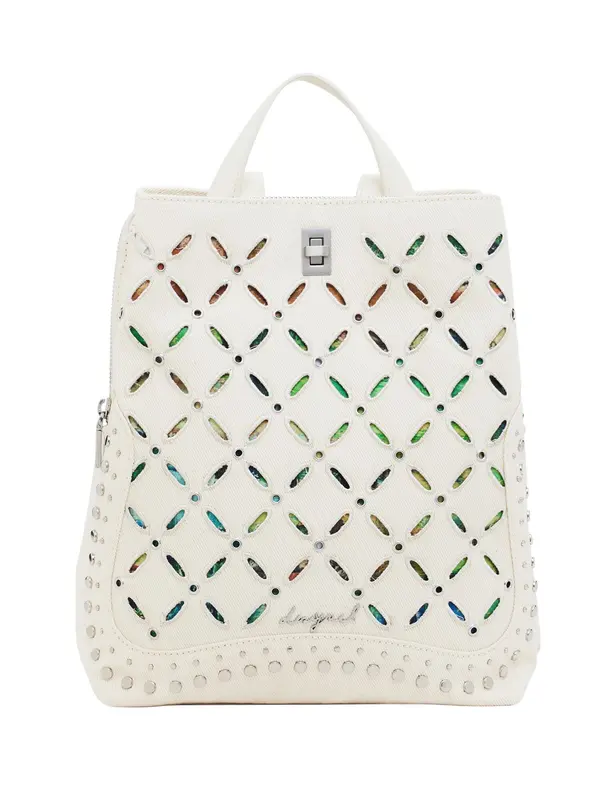 Desigual Desigual Nahrbtnik  mešane barve / bela