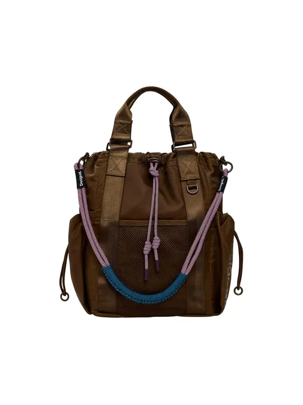 Desigual Desigual Nahrbtnik  temno rjava / sliva