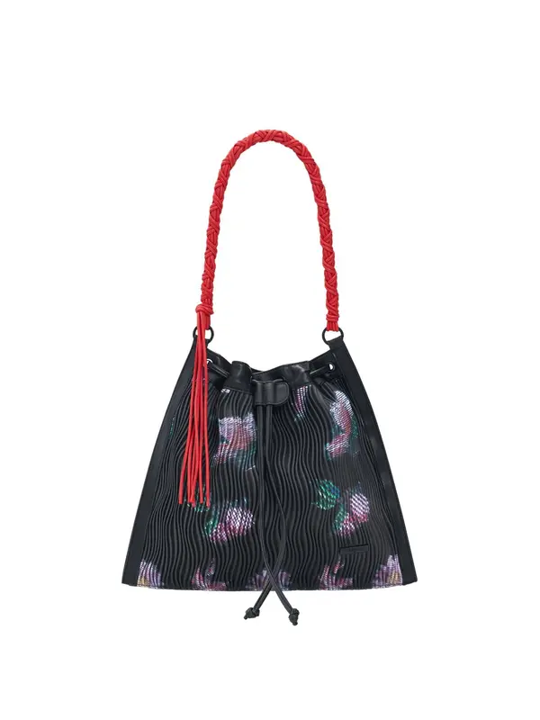 Desigual Desigual Nahrbtnik  zelena / roza / črna / bela