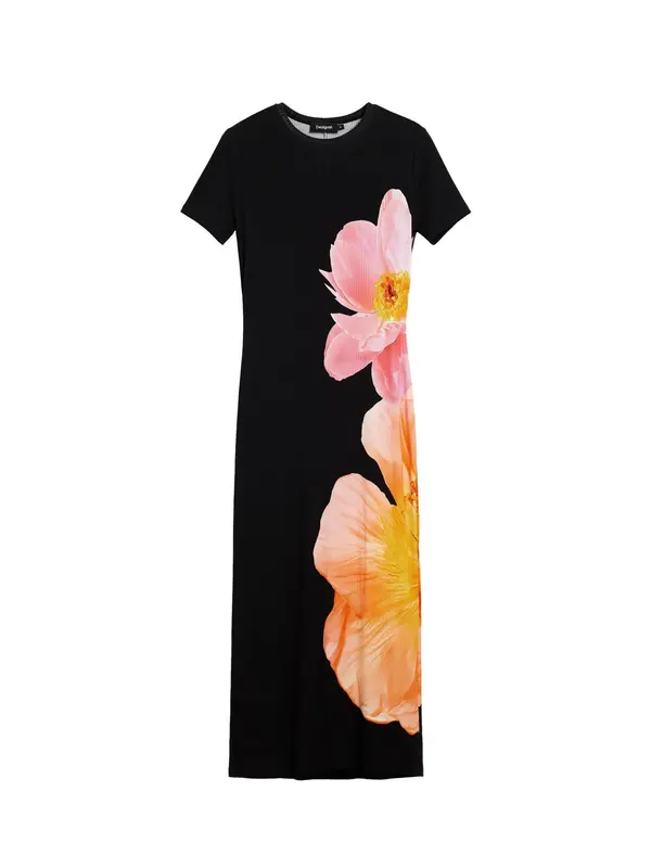 Desigual Desigual Obleka  črna