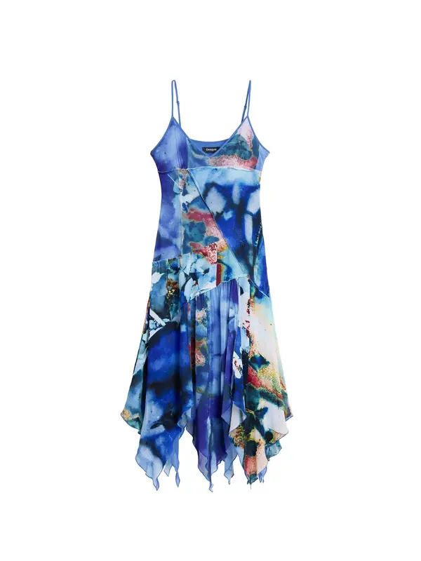 Desigual Desigual Obleka  kraljevo modra / nebeško modra / meta / burgund