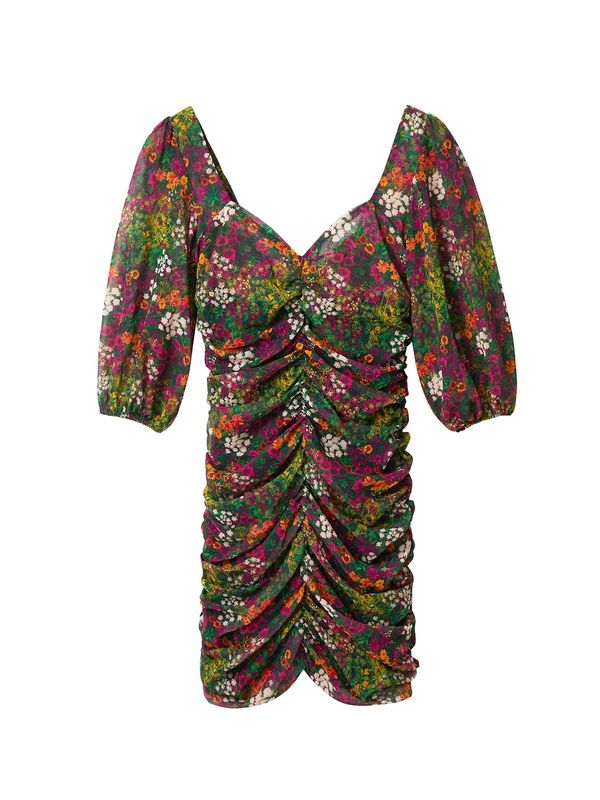 Desigual Desigual Obleka 'Lara'  rumena / zelena / oranžna / roza