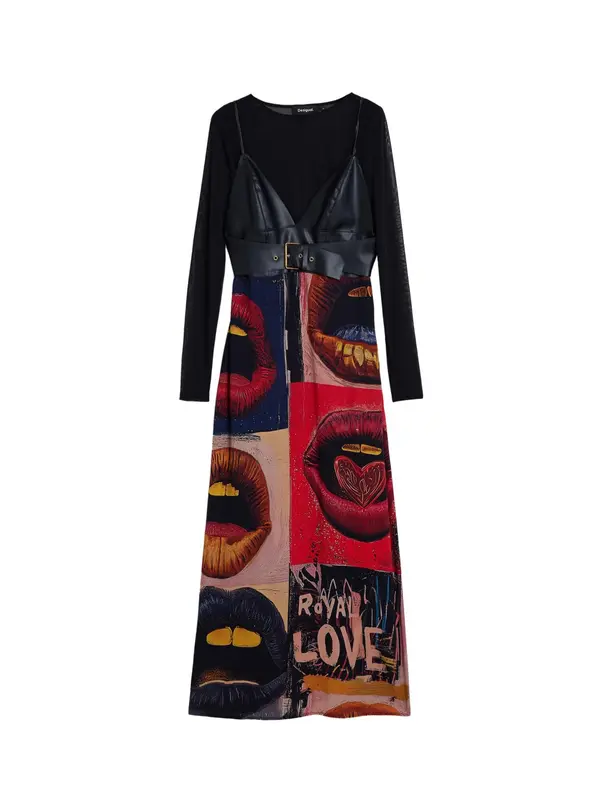 Desigual Desigual Obleka  mešane barve